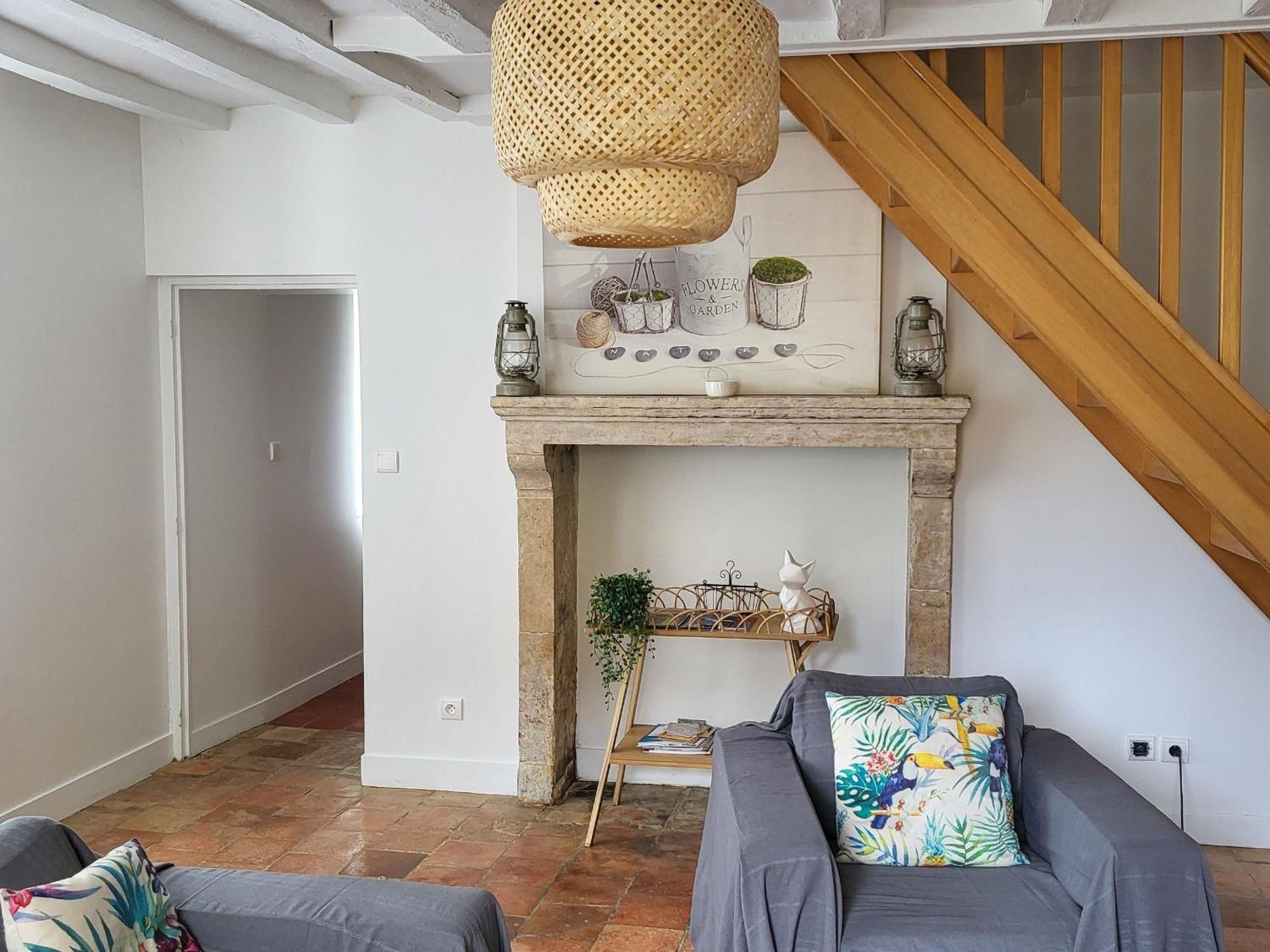 Maison De Village Avec Jardin, Parc Prive Et Box Fibre, Animaux Bienvenus, A 15 Min Du Mans - Fr-1-410-333 Mézières-sous-Lavardin Zewnętrze zdjęcie